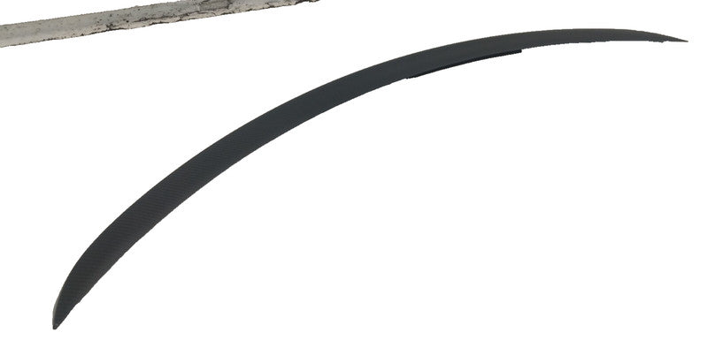⭕ 12-20 Model S Rear Trunk Liftgate Lid Spoiler Wing Carbon Fiber 1121