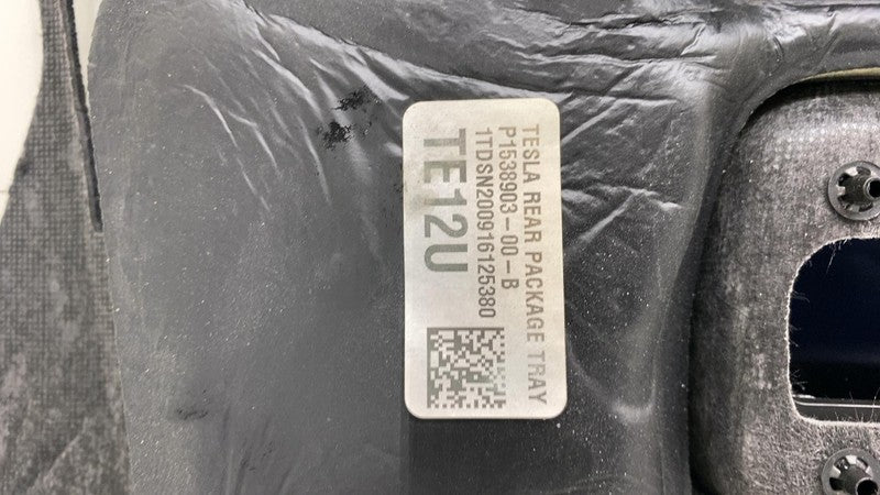 17-23 Tesla Model 3 Rear Deck Shelf Package Tray Panel w/ Speakers 153