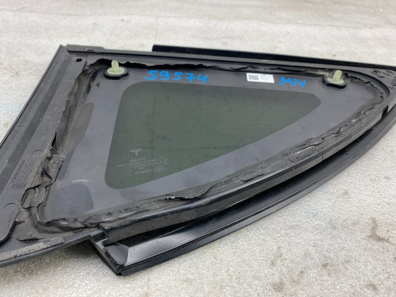 1495741 00 E ⭕ 2020-2022 Tesla Model Y Rear Side Quarter QTR Window Glass Right 1495741-00-E