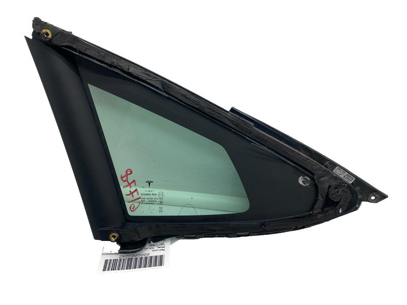⭕ 16-20 Tesla Model S MS Rear Driver Side Quarter Window Glass Left 1051820-00-A