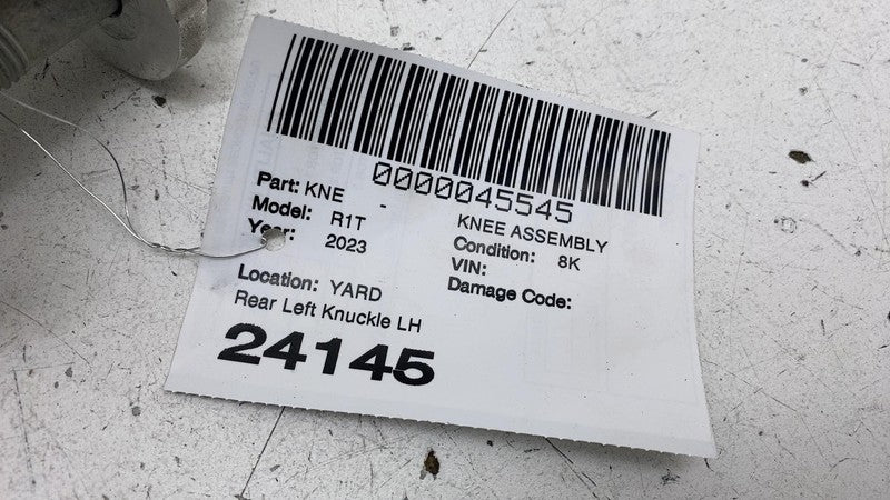 PT00052788-D ⭕ 22-24 Rivian R1T R1S Rear Left Spindle Knuckle w/ Dust Shield AWD PT00001891