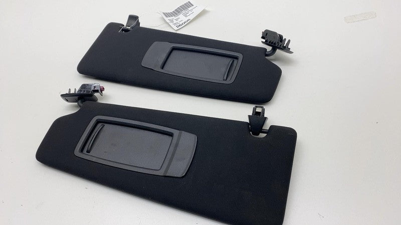 2017-2023 BMW 530e G30 Front Left & Right Windshield Sun Visor Black Sunvisor