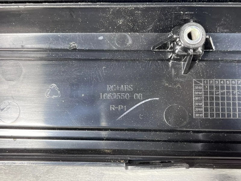 105841400 ⭕ 16-20 Model X Rear Passenger Side Falcon Door Top Trim Panel Right 1058414-00