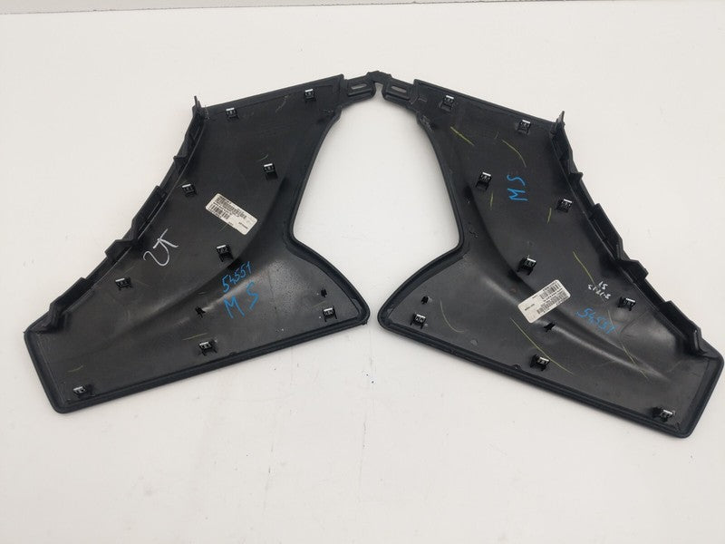 ⭕ 12-15 Model S PAIR Front Left & Right Upper Center Console Panel 100