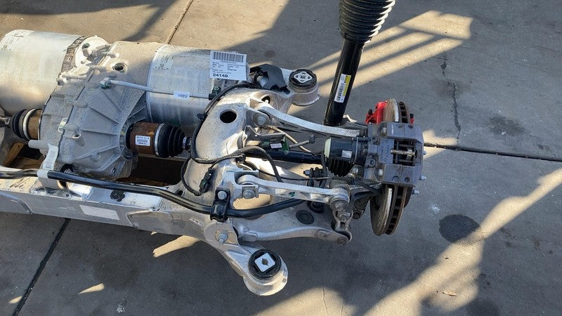 1002633 01 P 2012-2015 Tesla Model S Rear Large Drive Unit w/ Subframe & Suspension SPORT