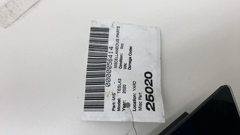 110044100E 2017-2023 Tesla Model 3 Right B-Pillar Applique Glass Trim Molding 1100441-00-E