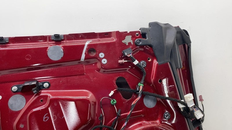 2012-2015 Tesla Model S Front Driver Side Door Shell Panel Left LH Red -PPSR OEM