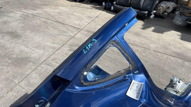 ⭕ 2017-2020 Tesla Model 3 Rear Right Quarter Panel Structural Cut Out Blue PPSB