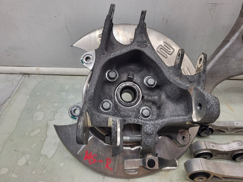 104250700B ⭕ 2016-2020 Tesla Model S X SET Rear Right Spindle Knuckle and Control Arm Link