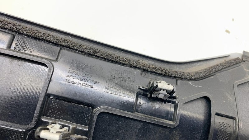 32259054 ⭕ 21-24 Polestar 2 Rear Trunk Lid Spoiler Lip Molding Trim Assy Silver 32259054