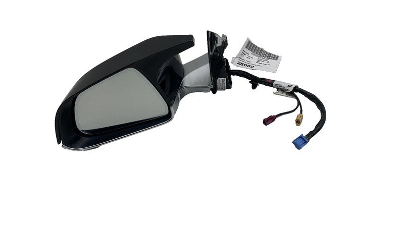 ⭕ 17-20 Model 3 Left Exterior Rear View Door Mirror LH White - PPSW 11