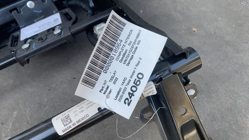 ⭕2020-2022 Tesla Model Y Rear 2nd Row Seat (5-Seater) Premium PUR Whit