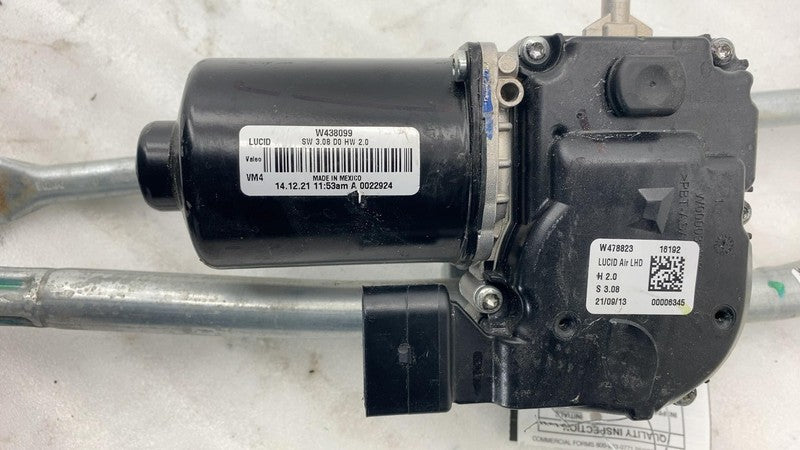 ⭕ 2022-2024 Lucid Air Grand Touring Front Windshield Wiper Motor & Lin