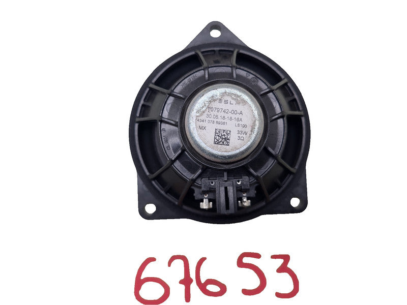 1079742 00 A ⭕ 2021-2024 Tesla Model S MS Audio System Speaker Full Range 100MM 1079742-00-A