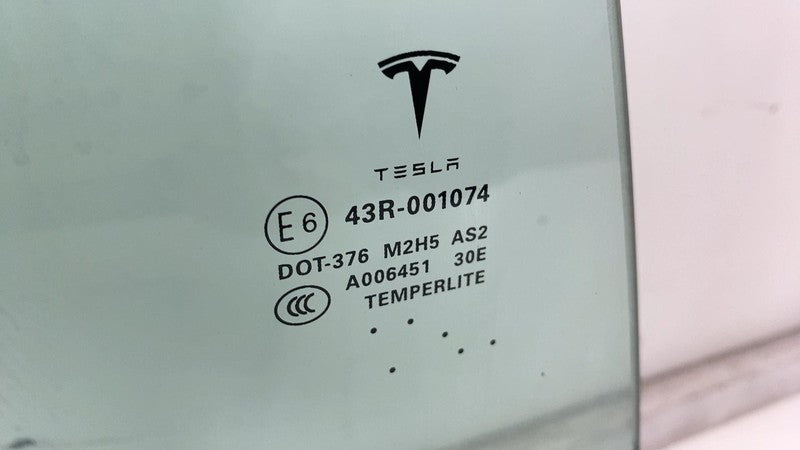 ⭕ 2012-2020 Tesla Model S Rear Passenger Side Door Window Glass Right 