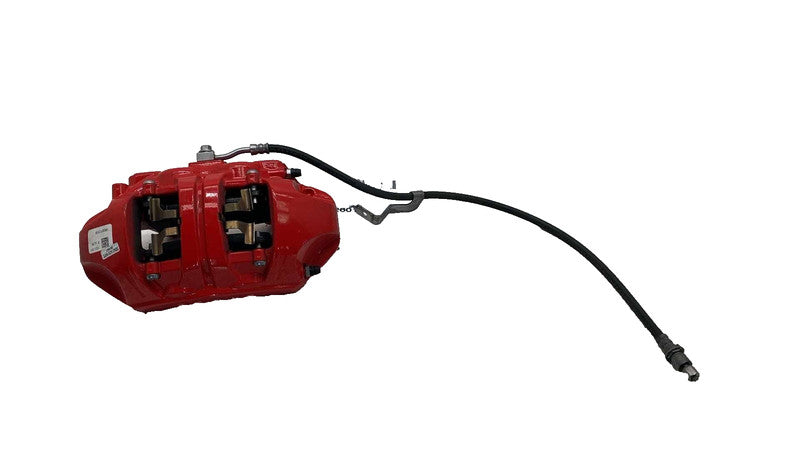 20-24 Model Y Front Right Performance Caliper Red + Brake Hose Line 1188642-00-B