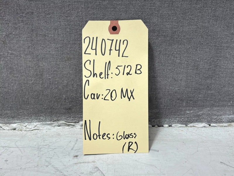 ⭕ 16-20 Tesla Model X Rear Passenger Side Window Quarter Fixed Glass 1