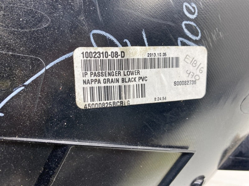 100231008D ⭕ 12-15 Model S Front Passenger Lower Dashboard Trim Cover Right 1002310-08-D
