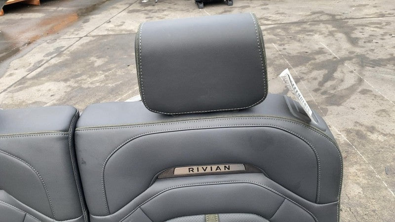 2022-2026 Rivian R1S Rear Left & Right 3rd Row Seat Cushion Black Mountain Green