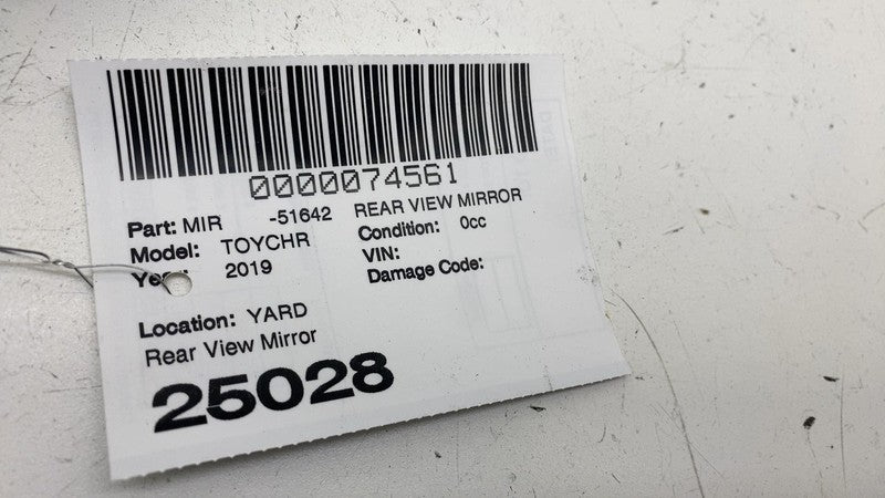 ⭕ 2019-2022 Toyota C-HR Front Windshield Interior Rear View Mirror Assembly OEM