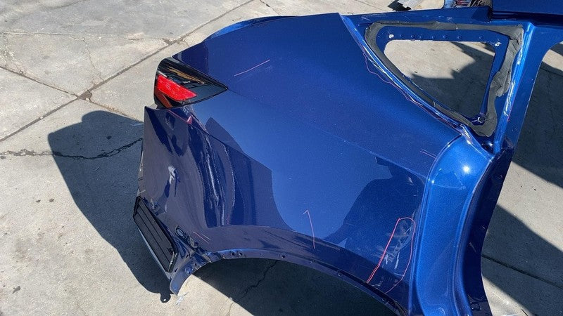 ⭕2020-2023 Tesla Model Y Rear Right Quarter Panel Structural Cutout RH Blue Assy