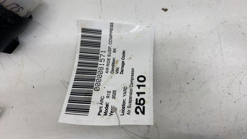 PT00563789-A ⭕ 2025 Rivian R1S  Air Ride Suspension Compressor Pump w/ Hose Tube OEM Assembly