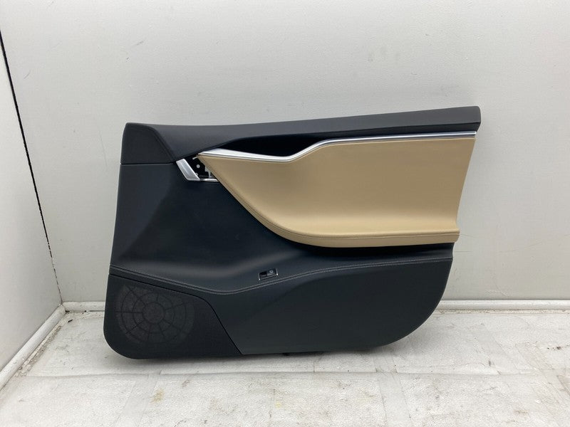 100793620L ⭕ 12-15 Model S Front Right Interior Door Panel Trim Card Cover RH 1007936-20-l