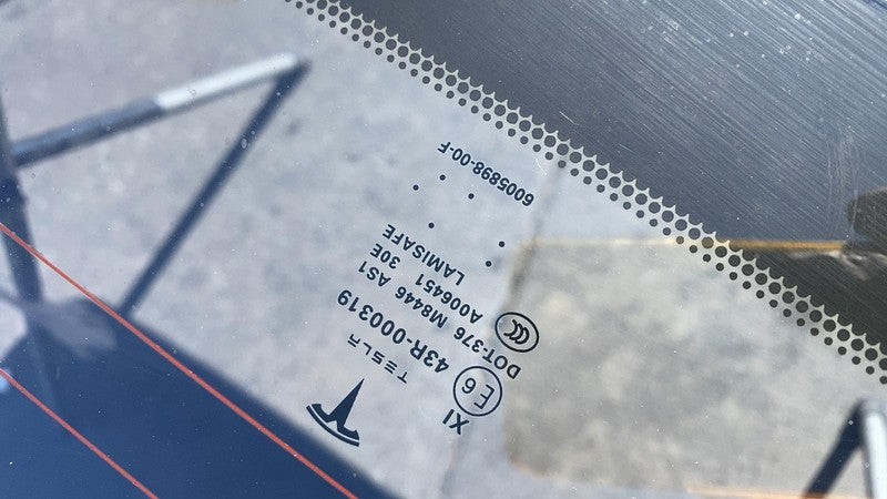 ⭕ 2012-2015 Tesla Model S Rear Tailgate Hatch Panel & Liftgate Glass B