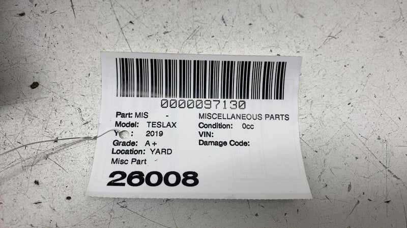 ⭕ 16-20 Model X Rear Right Trunk Luggage Compartment Trim Carpet RH 10