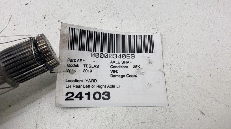 ⭕ 12-20 Tesla Model S X Rear Left CV Axle Shaft Halfshaft 36MM AWD 100