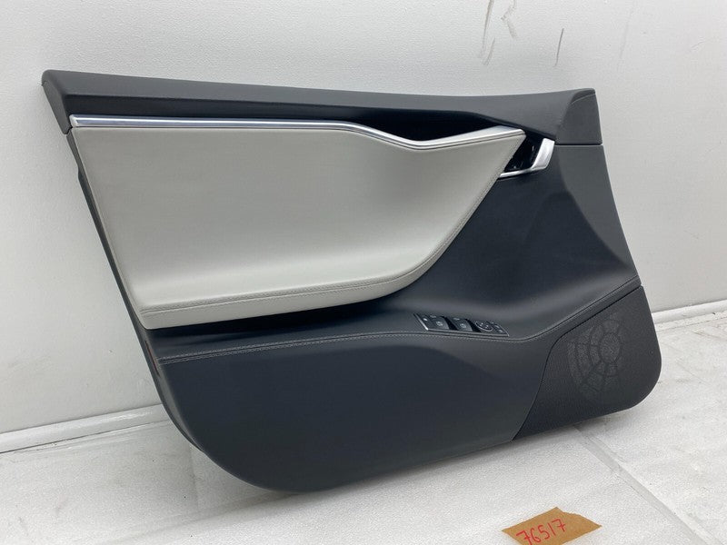 600607121M ⭕ 2012-2020 Model S Front Driver Side Interior Door Trim Panel Left 6006071-21-M