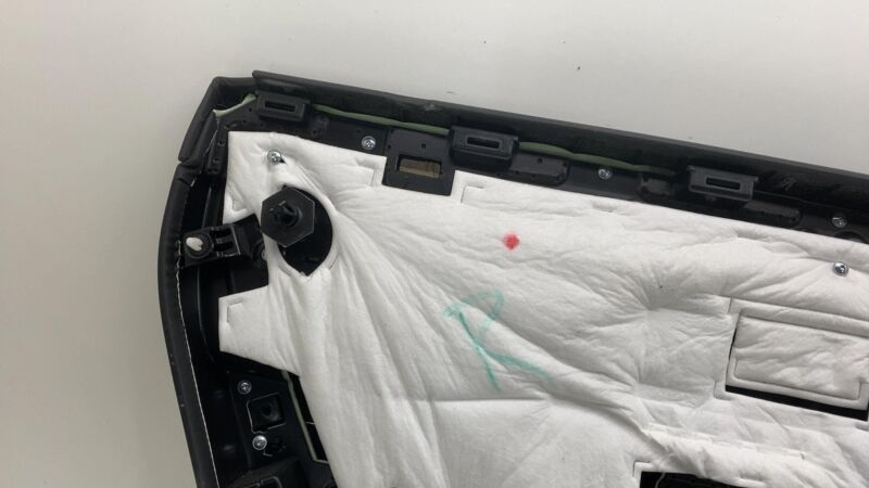 PT00001245 2022-2024 Rivian R1T R1S Rear Passenger Side Door Panel Trim Card Cover Right RH