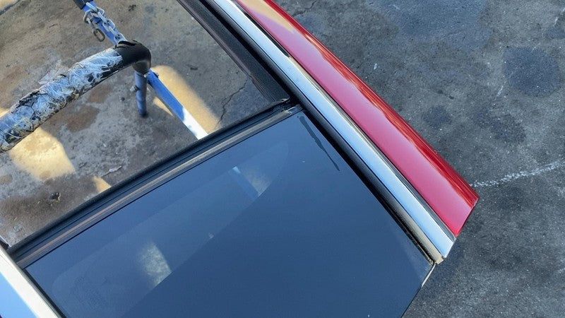 1028790-E0-K ⭕ 2016-2023 Tesla Model X Rear Driver Side Falcon Door Shell Panel LH Red - PPMR