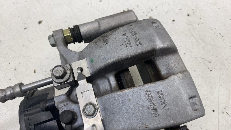 1044623-00-F ⭕ 2017-2025 Tesla Model 3 Rear Left Caliper w/ Brake Line Hose BASE 1044623-00-F