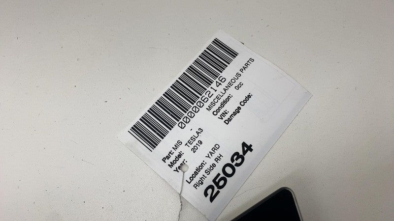 ⭕17-23 Model 3 Right B-Pillar Applique Glass Trim Molding w/ Camera 11