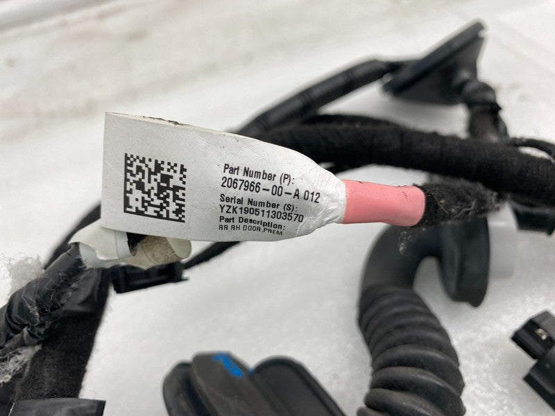 2067966 00 A ⭕ 2017-2020 Tesla Model 3 Rear Right Door Wiring Harness Cable Wire 2067966-00-A