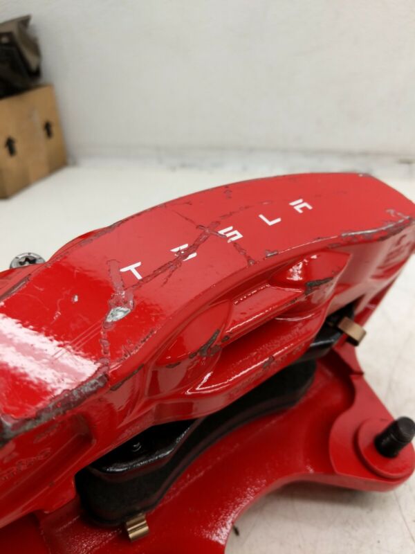2020 2021 2022 2023 Tesla Model Y Front Passenger Side Brake Caliper Right Red
