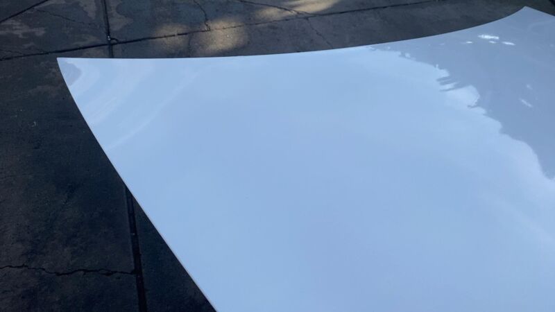 2017-2023 Tesla Model 3 M3 Front Hood Bonnet Shell Panel Cover Assy White - PPSW