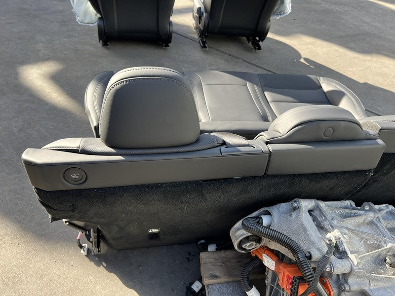 ⭕ 21-23 Tesla Model S Left & Right Front Bucket Seat + Rear 2nd Row Seat Black