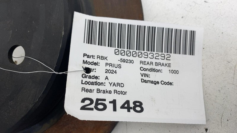 ⭕ 2023-2024 Toyota Prius Prime Rear Left or Right Brake Disc Rotor Ass