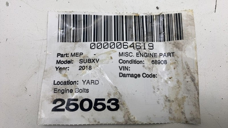 ⭕ 2018 2019 2020 2021 2022 2023 Subaru XV Crosstrek Engine Bolt SET of 6 OEM