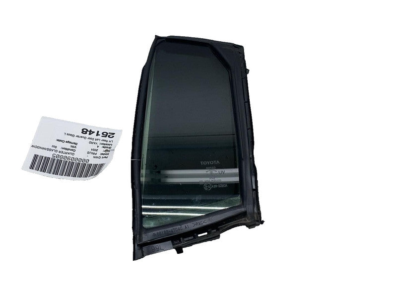 ⭕ 23-25 Toyota Prius Rear Side Door Fixed Window Quarter Glass Left 68