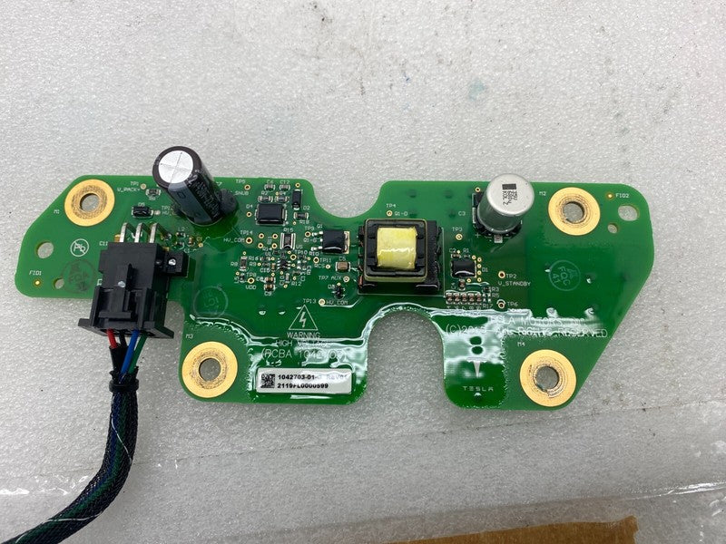 104270301G ⭕ 12-20 Model S PCBA High Voltage Battery Standby Supply Board Unit 1042703-01-G