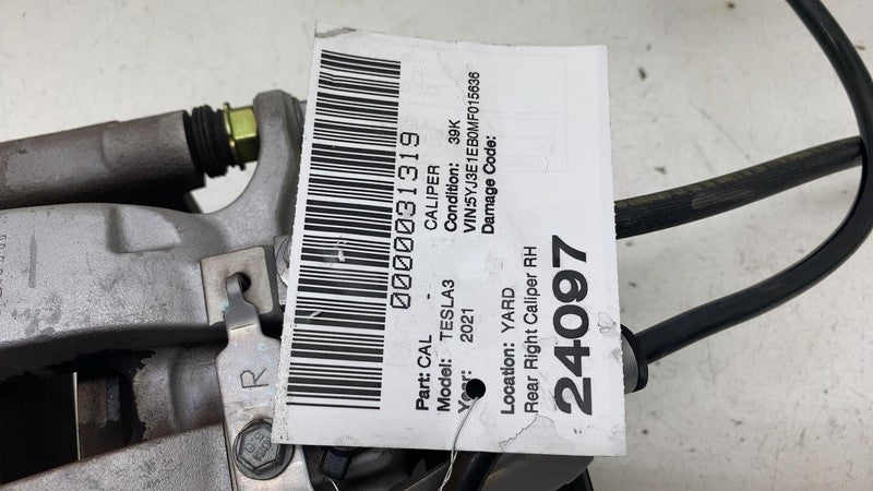 1044782-00-A ⭕ 2017-2023 Tesla Model 3 Rear Caliper w/ Brake Line Hose Right AWD 1044782-00-A