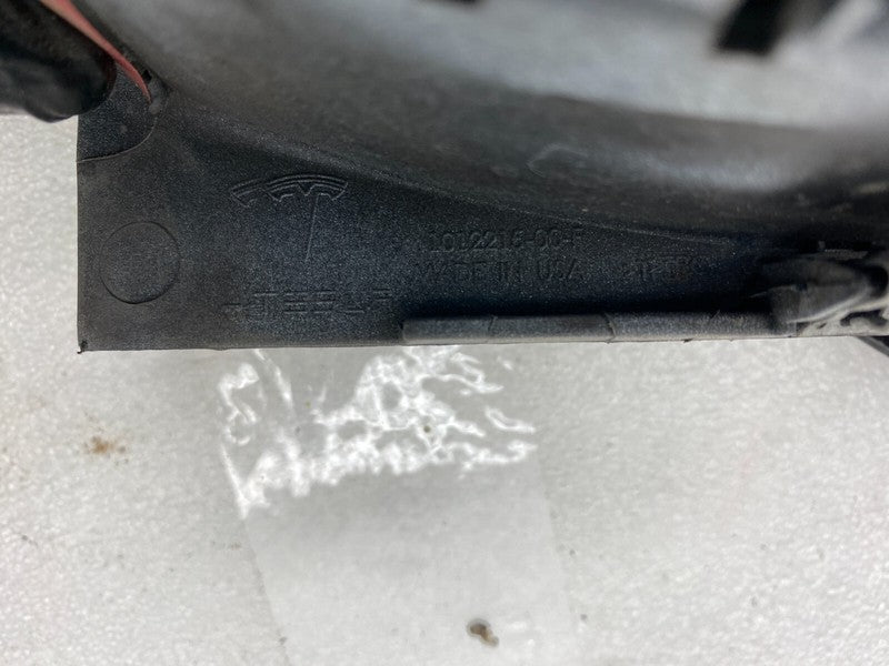 101221500F ⭕12-23 Model S Left Rocker Panel Scuff Plate Molding w/ Rubber Seal 1012215-00-F