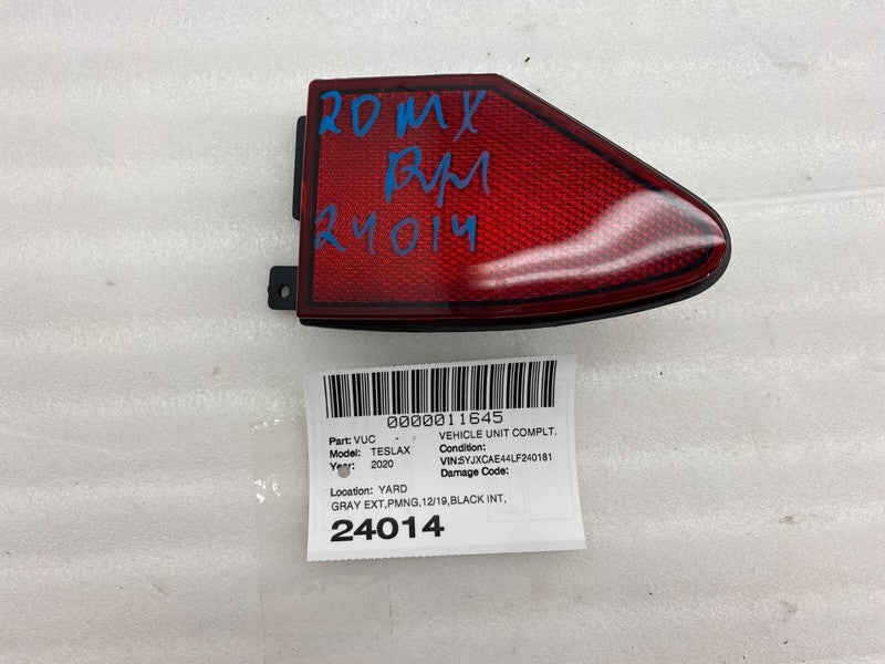 ⭕ 12-25 Model S X Rear Right Taillight Taillamp Side Reflector Lamp 10