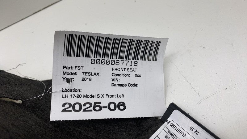 ⭕ 2017-2020 Tesla Model X Front Driver Side 1st Seat Lower Cushion Cre