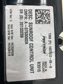 ⭕ 12-20 Tesla Model S Sunroof Controller Moon Roof Control Module 1007512-00-B