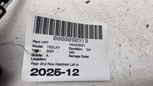 ⭕ 20-24 Tesla Model Y Rear Left or Right 2nd Row Seat Headrest Head Rest Black