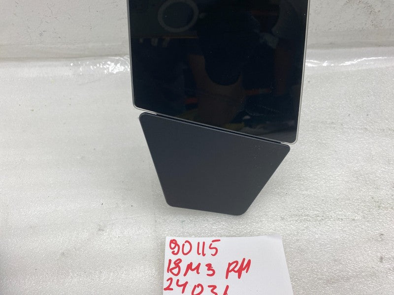 110044100C ⭕ 17-23 Tesla Model 3 Right B-Pillar Applique Glass Trim w/ Camera 1100441-00-C